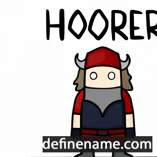 Hjörtþór cartoon