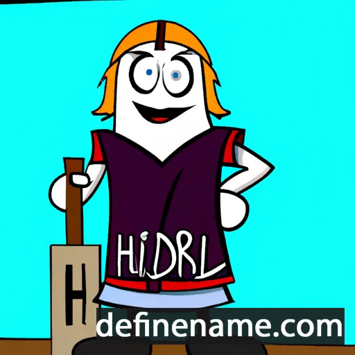 Hlöðmundur cartoon