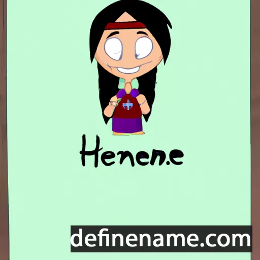 Ho'néemé'éhne cartoon