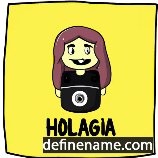 Holga cartoon