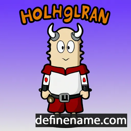 Holmlaugr cartoon