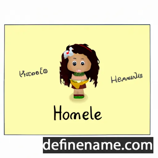 Honalee cartoon