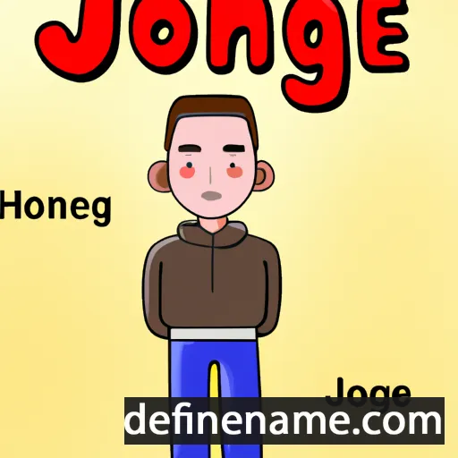 Hongjoong cartoon