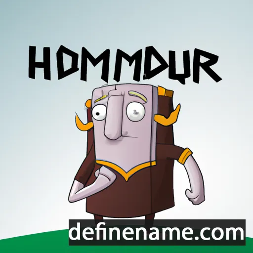 Hrómundr cartoon