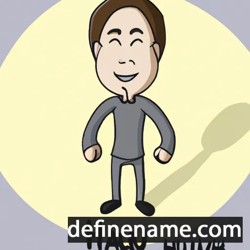 cartoon of the name Huan