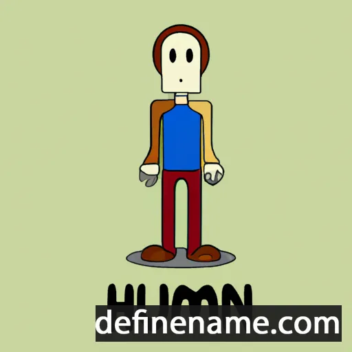 Hueman cartoon