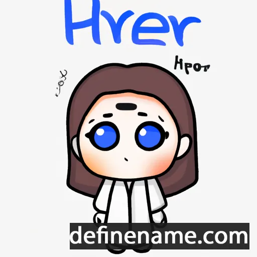 Hyeri cartoon