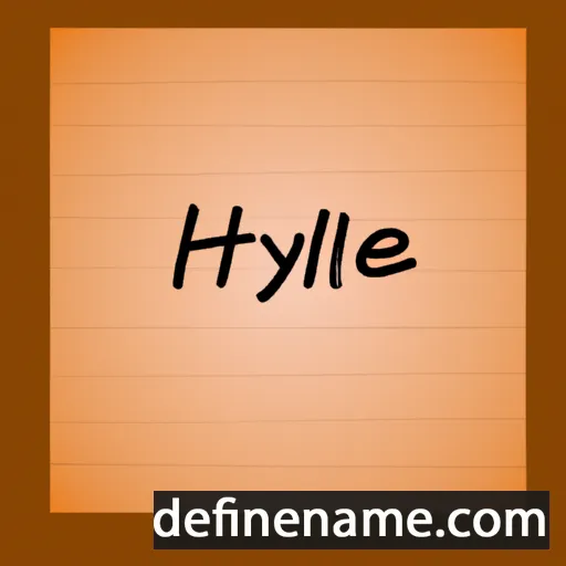 Hylie cartoon