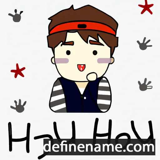 Hyo-jun cartoon