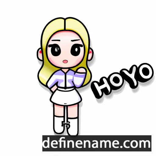 Hyo-yeon cartoon