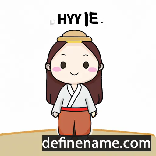 Hyun-ji cartoon