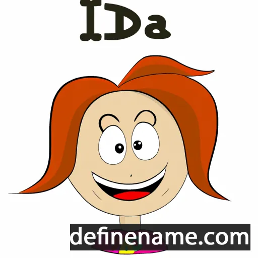 cartoon of the name Ida