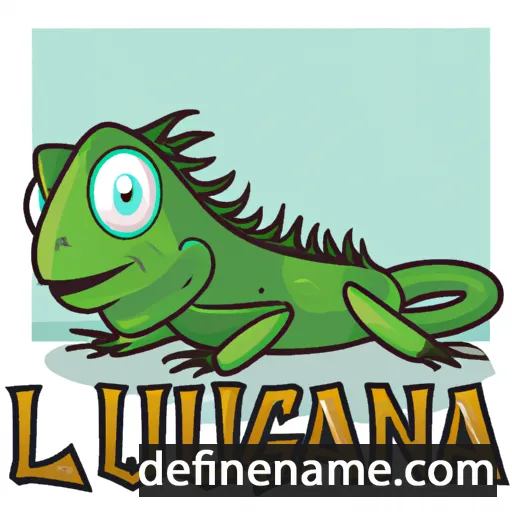 Iguana cartoon