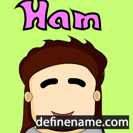 cartoon of the name Ihan