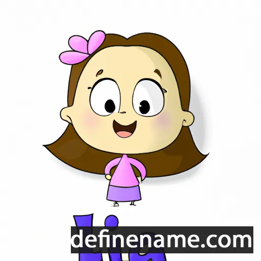 cartoon of the name Ila