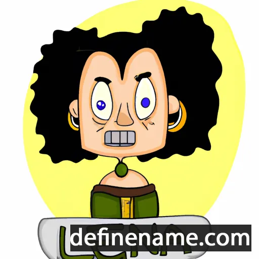 cartoon of the name Ilena