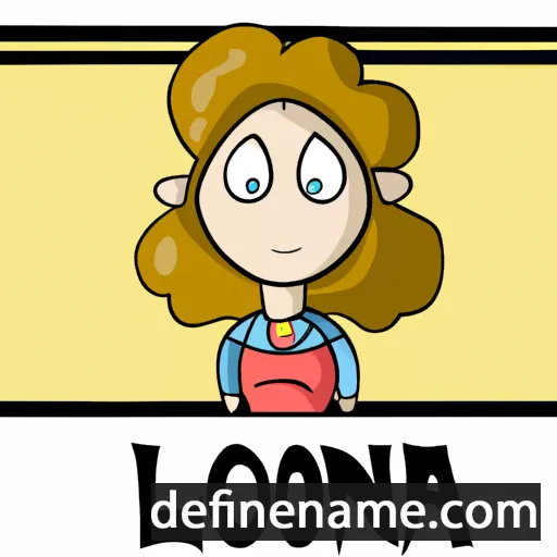 cartoon of the name Iliona