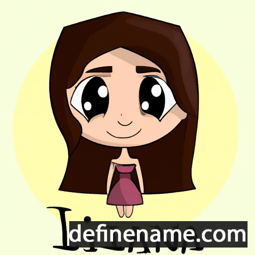 cartoon of the name Illana