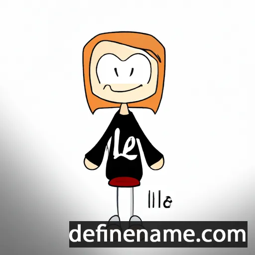 cartoon of the name Ille