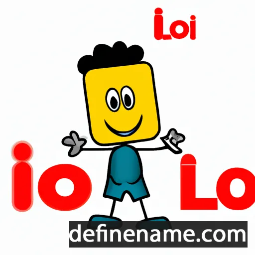 cartoon of the name Ilo