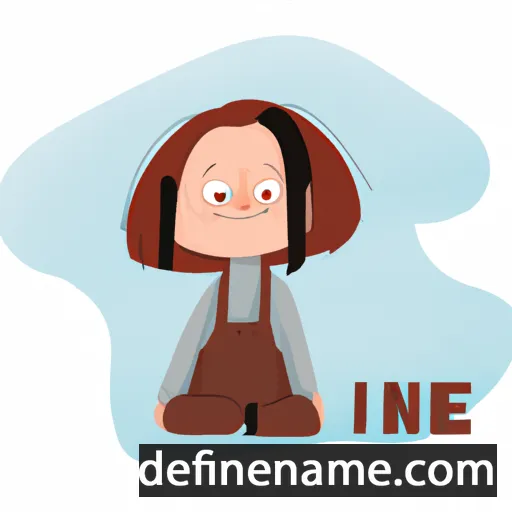 cartoon of the name Ine