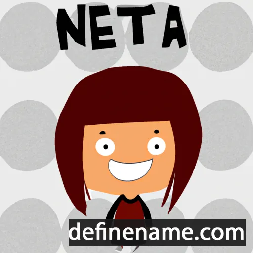 cartoon of the name Ineta