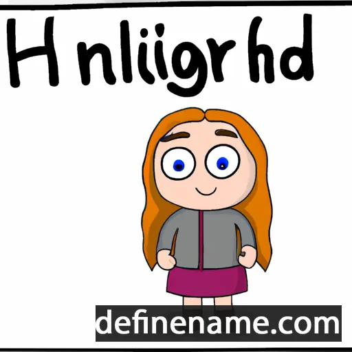 Ingheiður cartoon