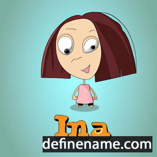 cartoon of the name Inna