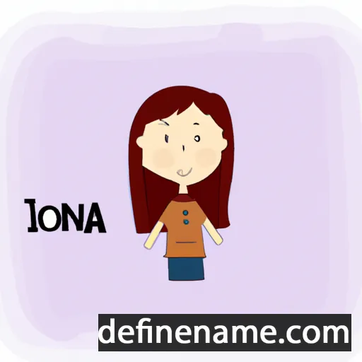 Ióna cartoon