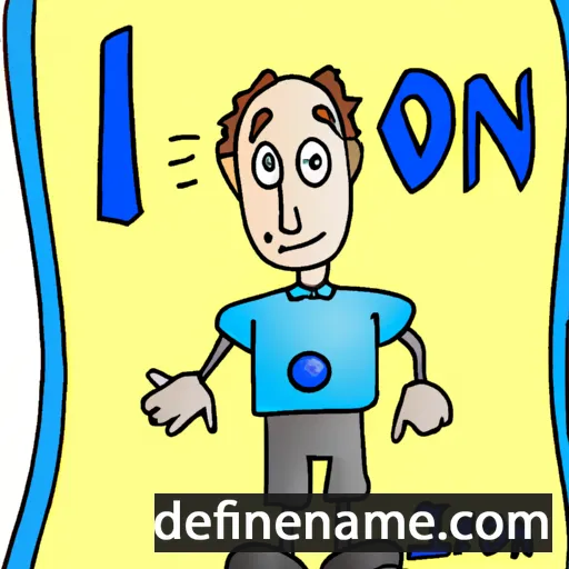 cartoon of the name Ion