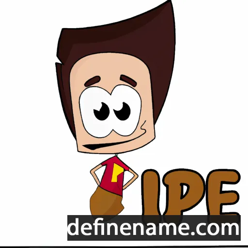 cartoon of the name Ipe