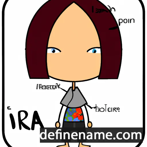 cartoon of the name Ira