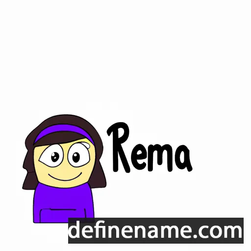 cartoon of the name Irema