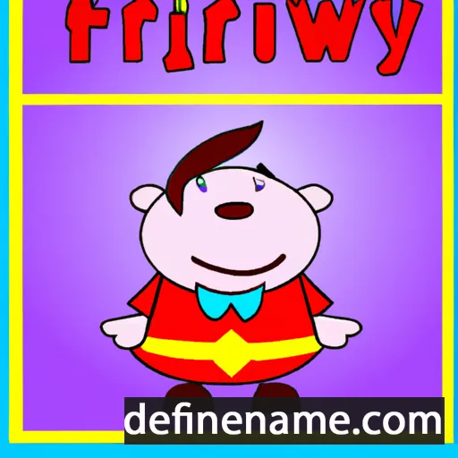 Irfonwy cartoon