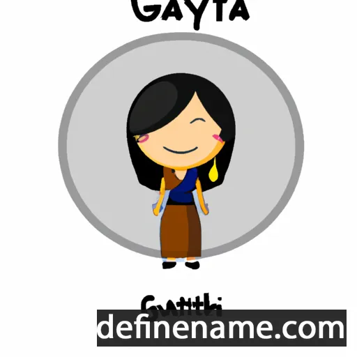 Gayatri cartoon