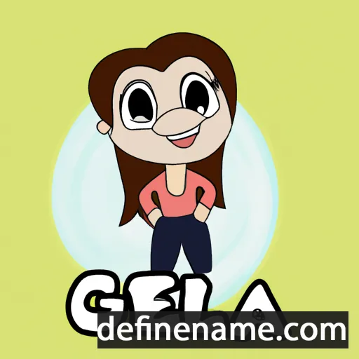 Gela cartoon