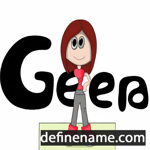 cartoon of the name Gena