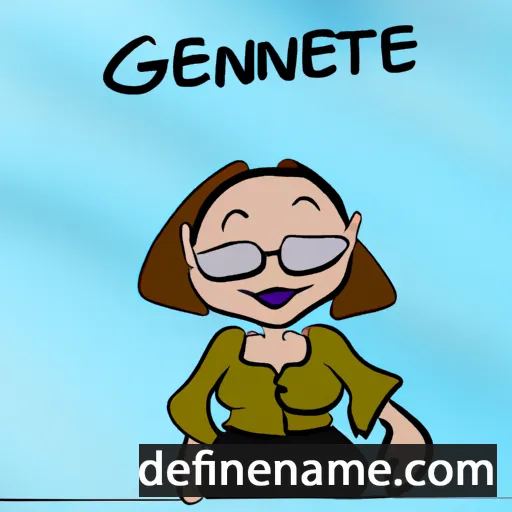 Genette cartoon