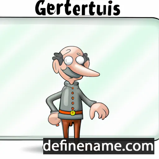 Geretrudis cartoon