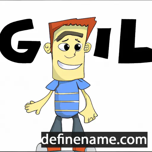 cartoon of the name Gil