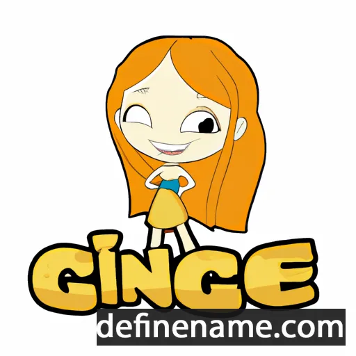 Ginger cartoon