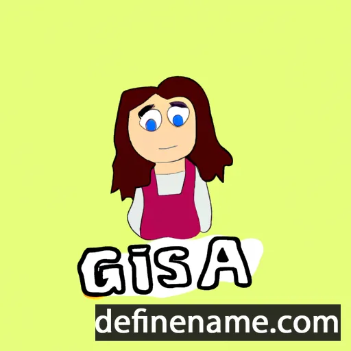 Gisa cartoon