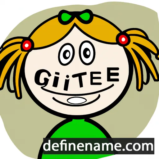 Gitte cartoon