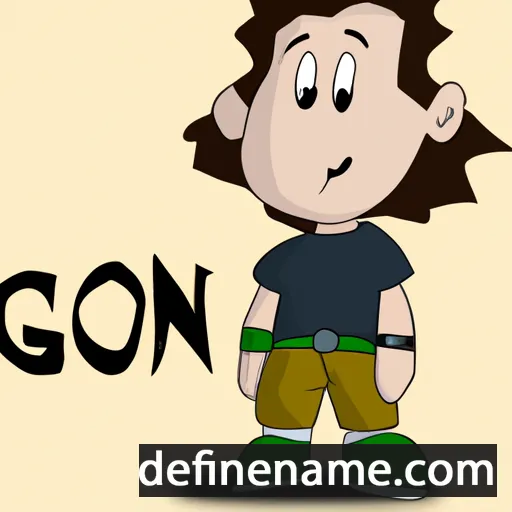 Gjon cartoon