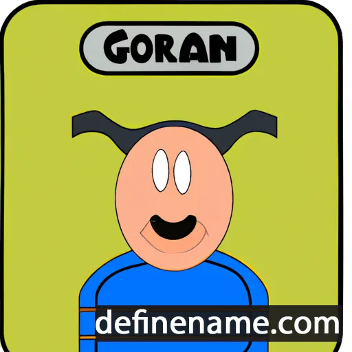 Gøran cartoon