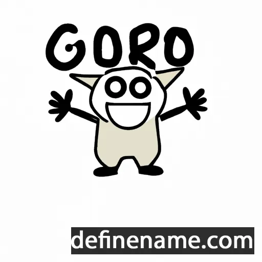 Goro cartoon