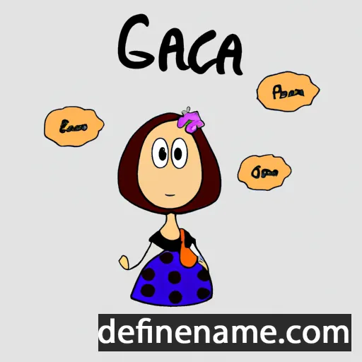 Gracja cartoon