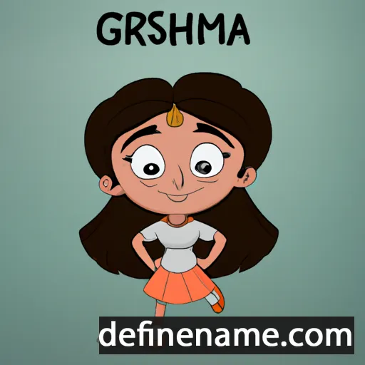 Grishma cartoon