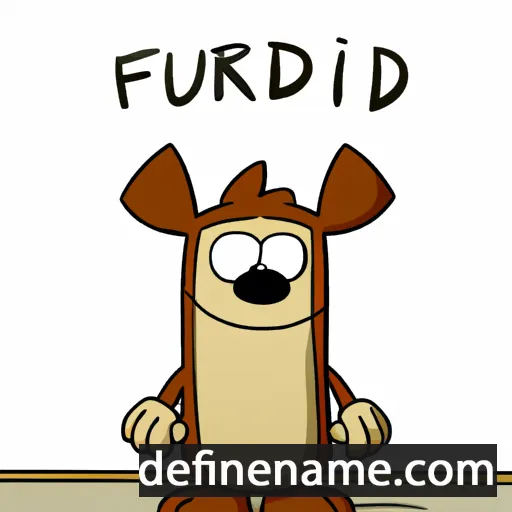 Gruffudd cartoon