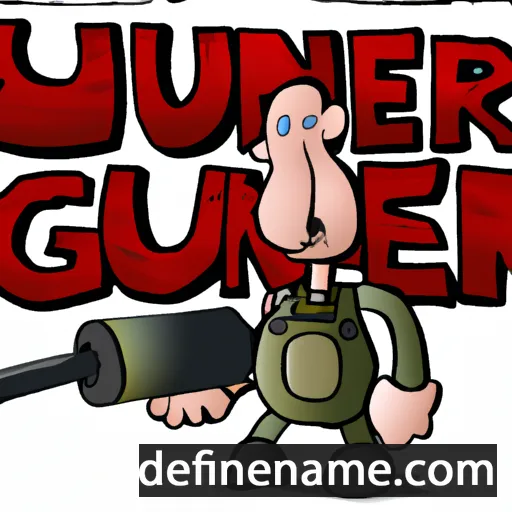 Gunner cartoon